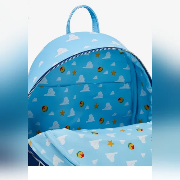 Loungefly Pixar Toy Story Movie Collab Triple Pocket Backpack 🎒 - Picture 5 of 6